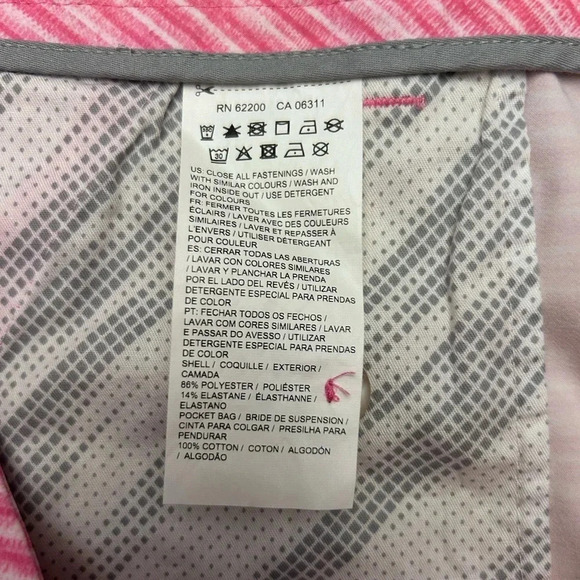 Puma Womens 5" Printed Golf Shorts Shocking Pink NWOT - Picture 10 of 12